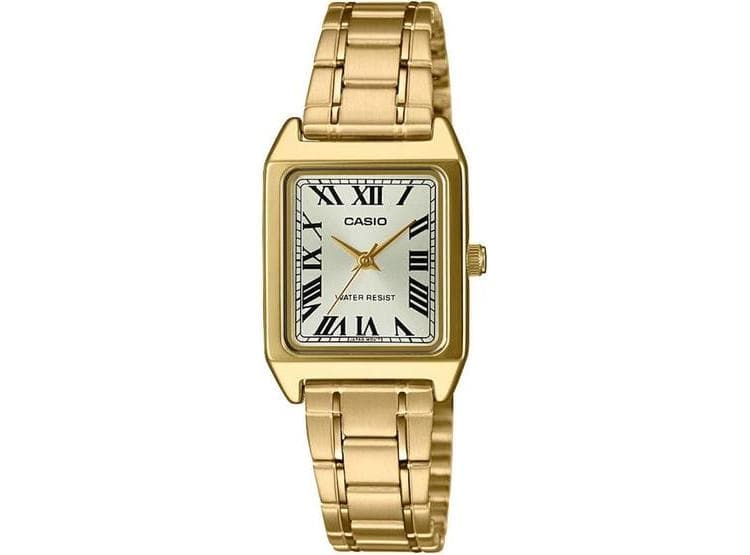Casio LTP-V007G · Dorado / Cara dorada (numeros romanos)