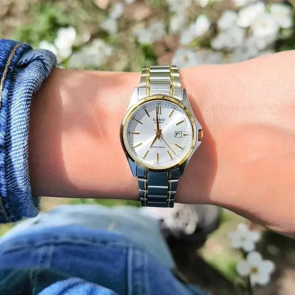 Casio MTP-1183G · Acero dorado / Cara champan