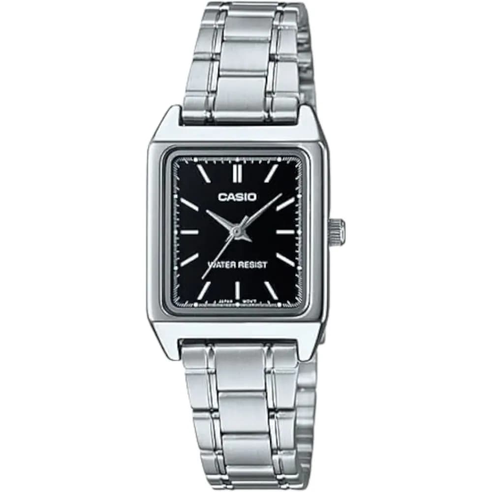 Casio LTP-V007D · Acero / Cara negra