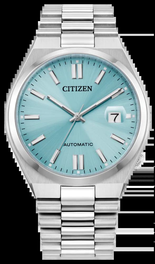 Citizen Tsuyosa Automático · Acero / Esfera azul celeste